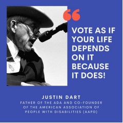 Supporting Disability Voting Rights Week
