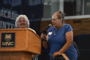 Bev Wallace and Jeri Shepherd Roosevelt Dinner 2025