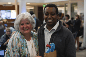 Bev Wallace and Joe Neguse Roosevelt Dinner 2025